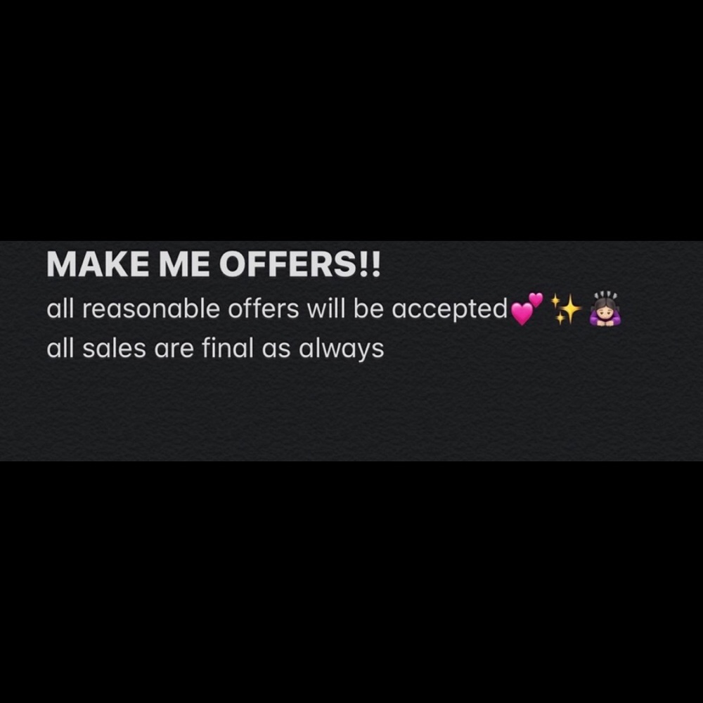 trying to sell out, make me offers!